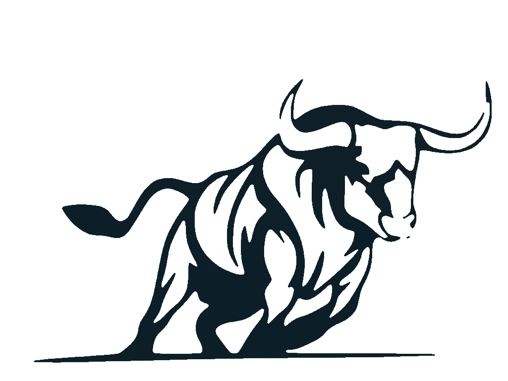 GET UP bull illustration